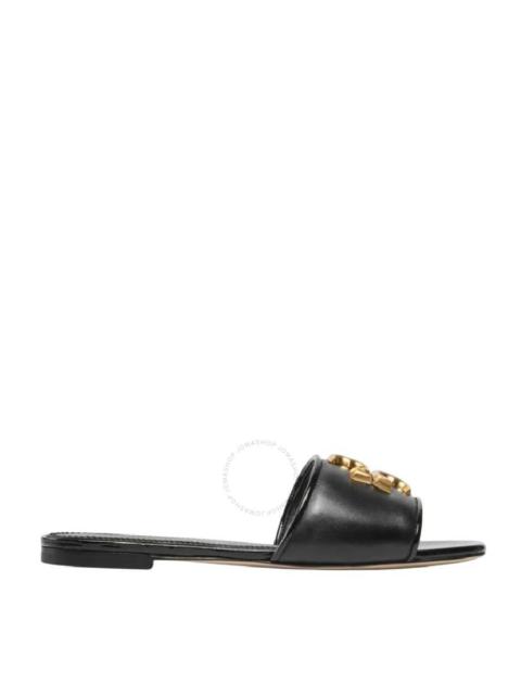 Tory Burch - Tory Burch Slip-On Leather Slides