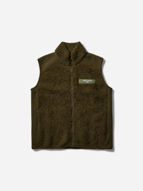 Comme des Garçons Homme Men's Wool Vest Khaki