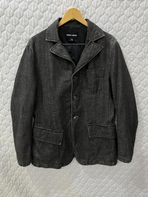 GIORGIO ARMANI (Vvvv)🔥🔥🔥ARCHIVE GIORGIO ARMANI BORGO21 DENIM JACKET