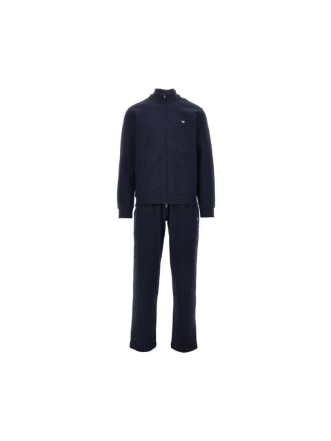 Other Designers Ea Bodywear Cotton Tracksuit Blue Men