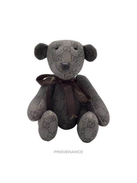 Gucci Teddy Bear - Charcoal GG Canvas