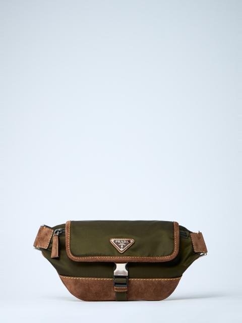 Prada Re-Nylon And Suede Belt Bag