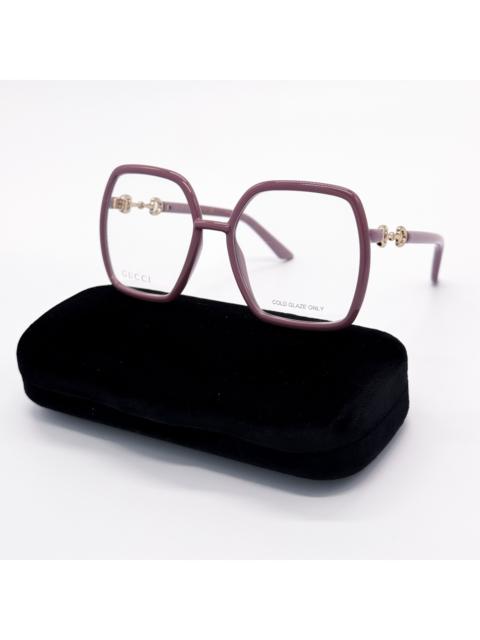 NEW GUCCI GG0890O 003 WOMEN PINK EYEGLASSES GUCCI