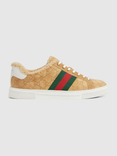 GUCCI Gucci Ace Web Wool Sneakers