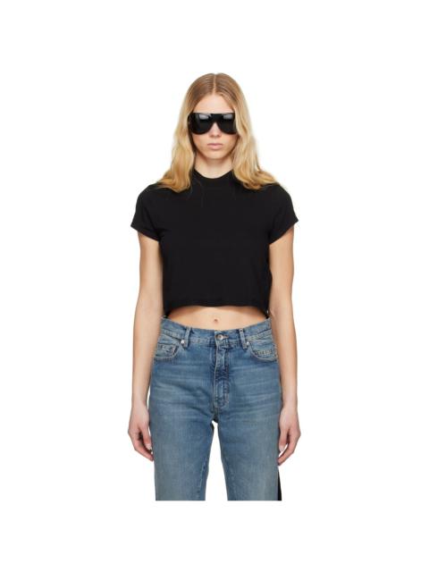 Rick Owens DRKSHDW Black Hollywood Cropped Small Level T-shirt