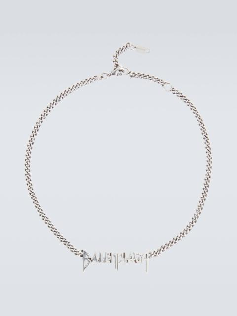 BALENCIAGA Logo necklace