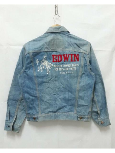 Vintage edwin Stonewash Made in USA Denim jacket