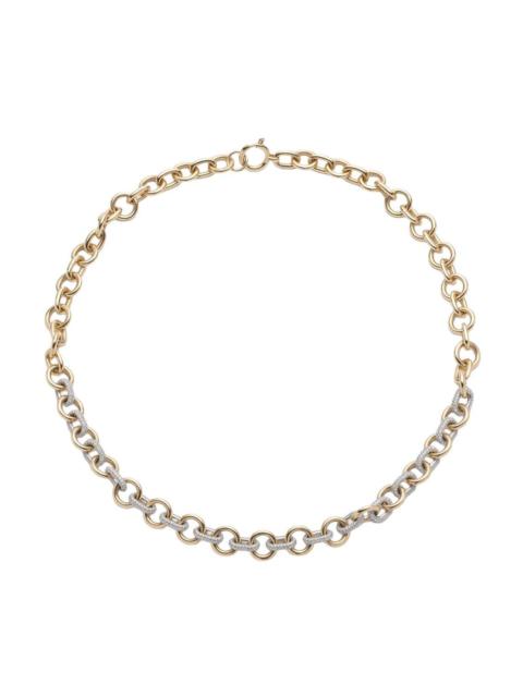 FOUNDRAE Medium Mix Pave Link Necklace