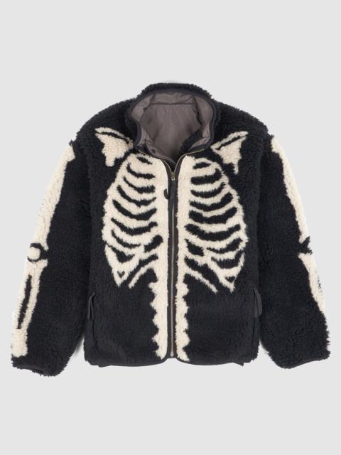 Kapital Kapital Bone Boa Reversible Fleece Jacket