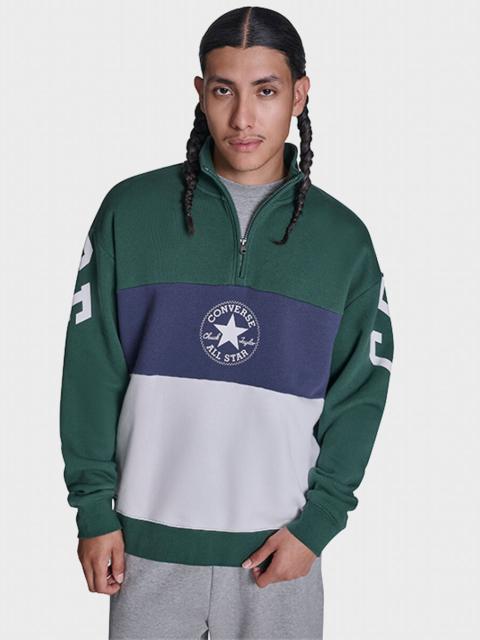 Converse Retro Stripe Relaxed Quarter-Zip Sweatshirt