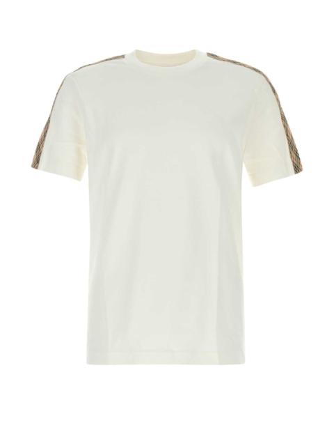 Burberry Burberry Men White Cotton T-Shirt