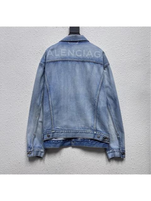 BALENCIAGA Balenciaga SS18 Oversized Denim Jacket