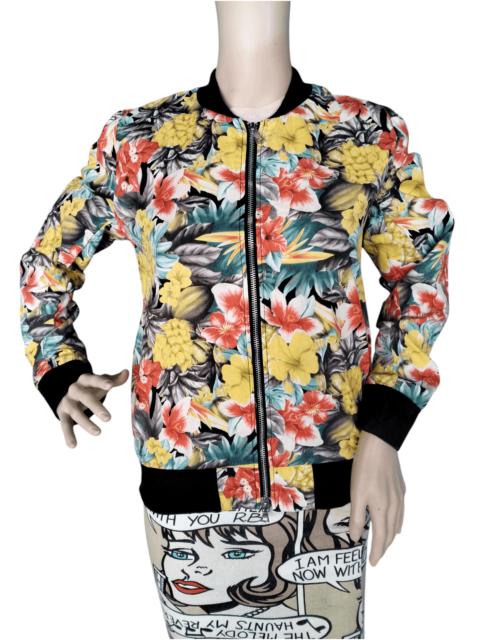 Other Designers NO ID - NO.ID Floral Zip Jacket Blouson with Embroidery Logo