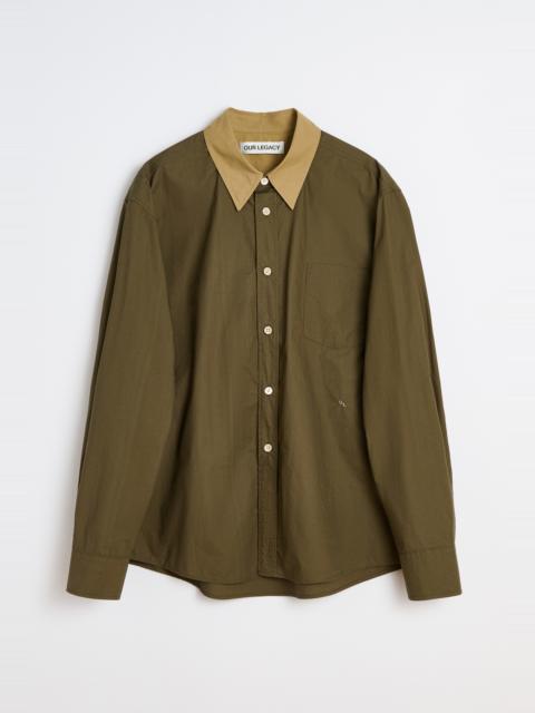 Our Legacy Beyond BD Shirt Pine Green Super Poplin