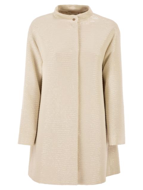 Herno Herno Women Overcoat With All-Over Sequins