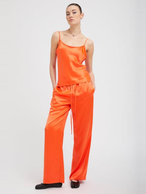 SPRWMN ORANGE SILK KAUAI PANTS