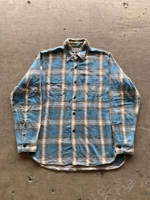 SUGAR CANE Sugar Cane Plaid Flannel Shirt
