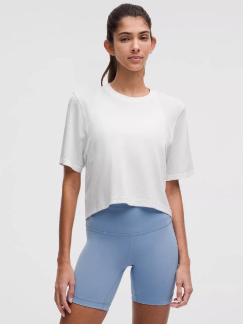 lululemon Swiftly High-Low Cropped Short-Sleeve Shirt