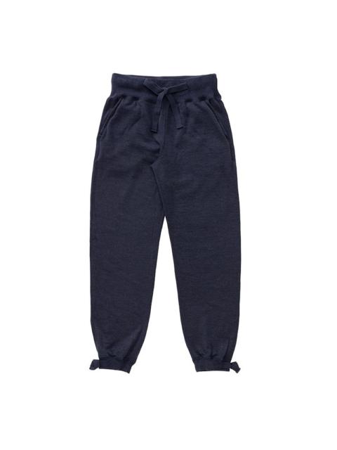 visvim WOOL SWEAT PANTS (SUPERFINE) W NAVY