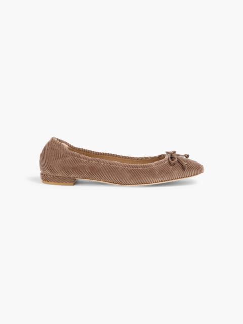 Stuart Weitzman Bria corduroy ballet flats