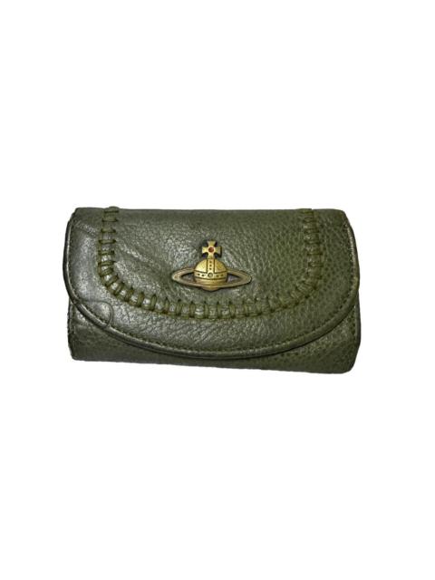 Other Designers Vintage - Vivienne Westwood Green Leather Key Holder Bag
