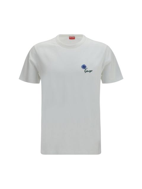 KENZO Kenzo Kenzo Tulip Embroidered Cotton T-shirt