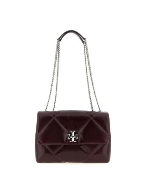 TORY BURCH Tory Burch Kira Burgundy Leather Crossbody Bag