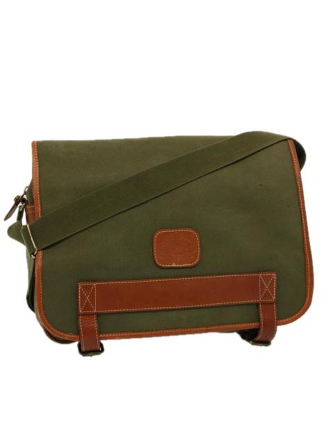 Burberry Shoulder Bag Canvas Khaki