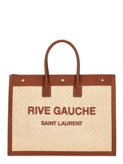 Saint Laurent Women Rive Gauche Raffia Tote Bag