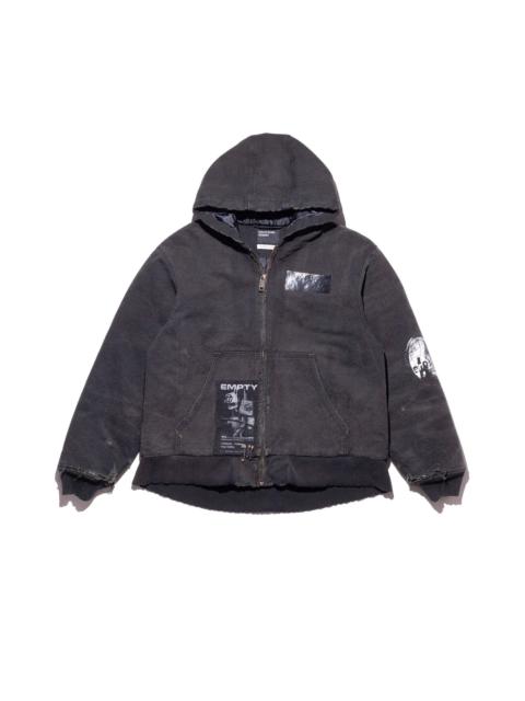 Enfants Riches Déprimés WAR STARTED HOODED WORK JACKET (CRUST BLACK)