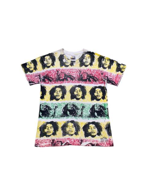 Other Designers Vintage Bob Marley All Over Print Reggae Music Band Tshirts