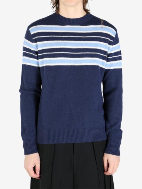 MARNI - Men  Wool Blend Striped Sweater