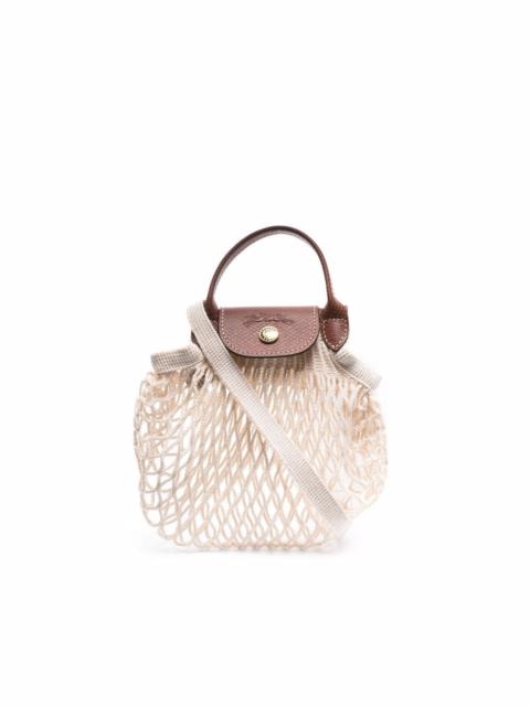 Longchamp `Le Pliage Filet` Extra Small Mesh Bag