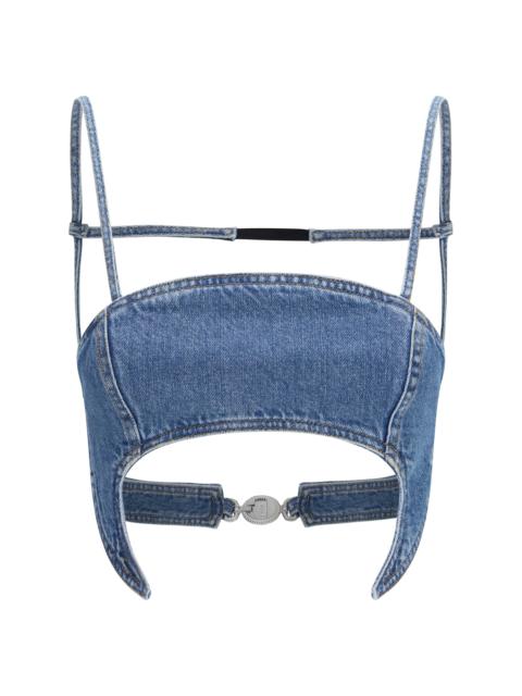 Marine Serre Marine Serre Denim Moon Top
