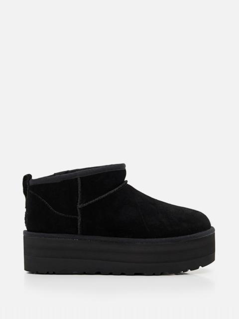 UGG CLASSIC ULTRA MINI PLATFORM BOOTS