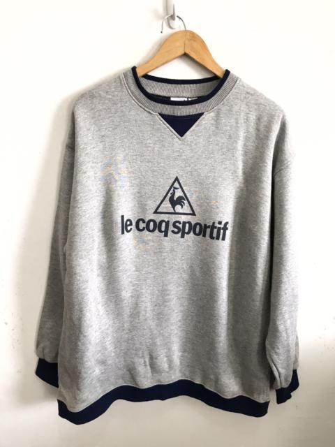 Other Designers Le Coq Sportif - Le Coq Sportif Big Spell Out Front Logo Crewneck Sweatshirt