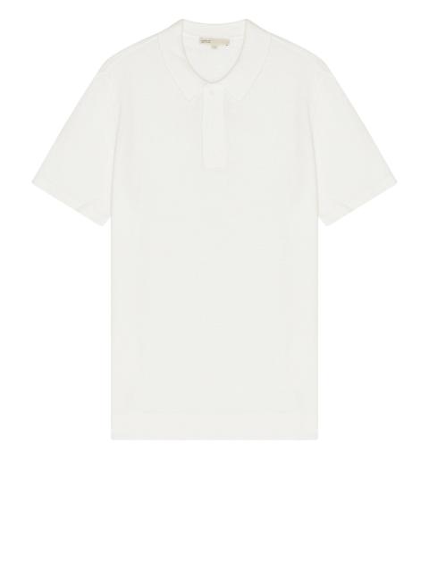 onia Cotton Textured Knit Polo