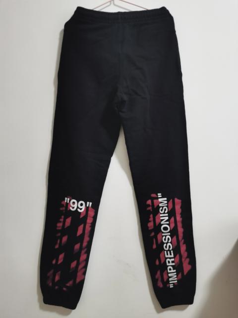 Off-White Off-white black powder graffiti sweatpants