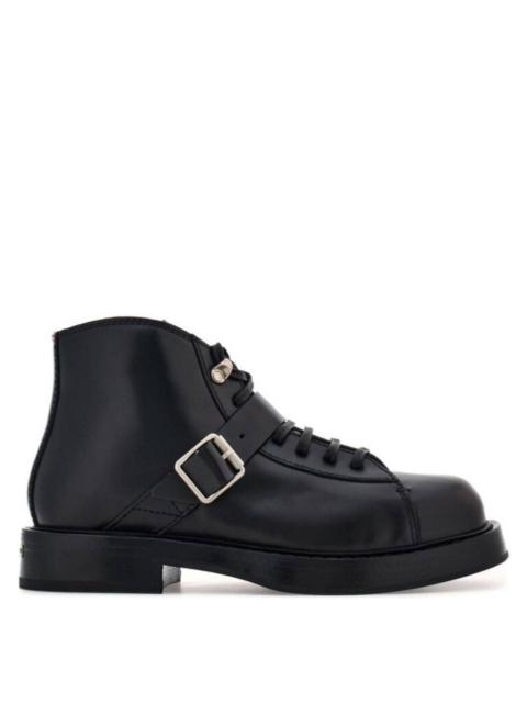 FERRAGAMO Ferragamo Gancini Ornament Ankle Boots