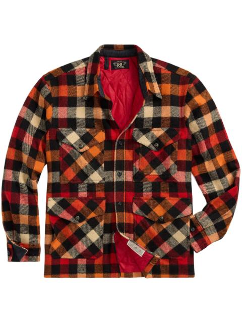 RRL by Ralph Lauren Checked Wool Overshirt