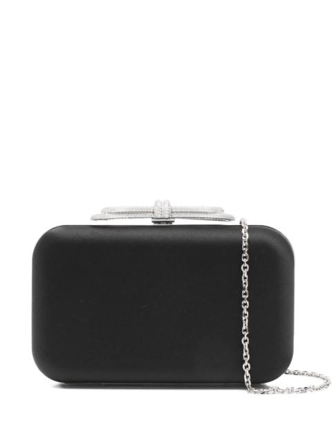 MACH & MACH Mach & Mach Crystal-embellished Bow Clutch