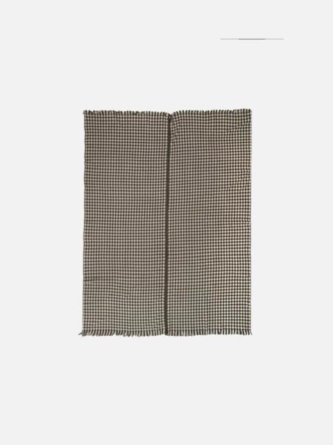 The Elder Statesman CIGAR GINGHAM WOVEN THROW