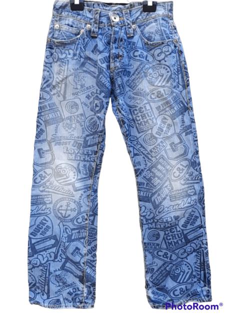 Other Designers Hysteric Glamour × Japanese Brand - Co & Lu Full Printed Pants Inspired By Hysteric Glamour