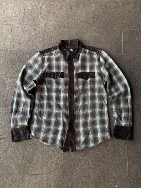 Other Designers Japanese Brand - 291295=homme snakeskin flannelshirt