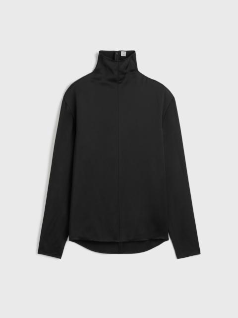 TOTEME Slouch-neck blouse black