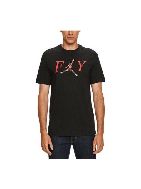 Jordan Air Jordan Graphic Fly T-Shirt 'Black' CN3598-010