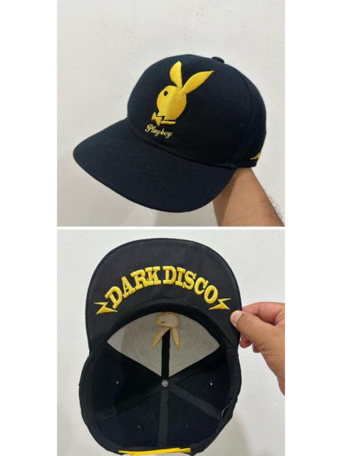 Other Designers VTG Playboy Dark Disco Flat Brim Baseball Hat