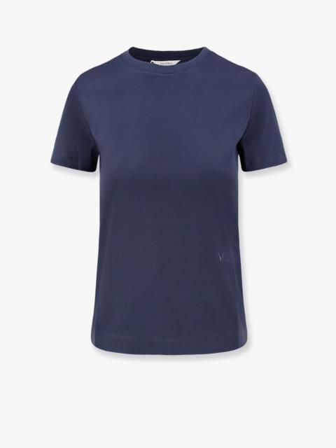 Max Mara Max Mara Nerina Cotton T-Shirt With Max Mara Embroidery