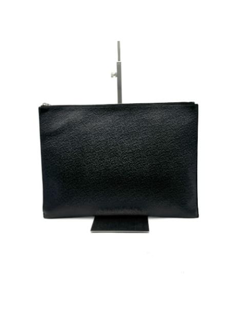 Other Designers Saint Laurent black leather clutch bag