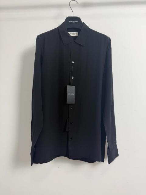 SAINT LAURENT Saint Laurent Slp14ss Black Silk Shirt